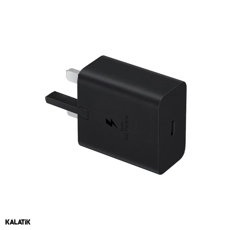 شارژر دیواری 45W سامسونگ مدل EP-T4510 فست PD سه پین دارای GAN-NFC به همراه کابل-شارسل