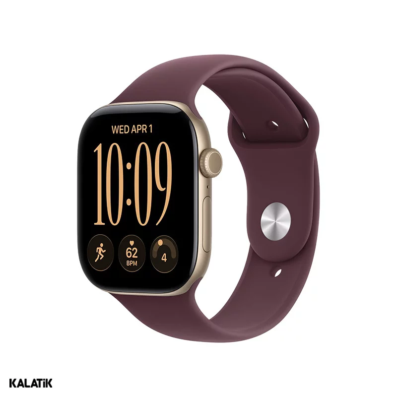 اپل واچ سری 12 مدل 42mm بدنه آلومینیوم با بند سیلیکونی
