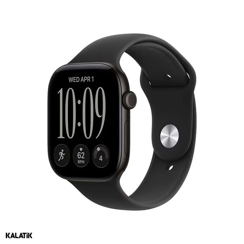 اپل واچ سری 12 مدل 46mm بدنه آلومینیوم با بند سیلیکونی