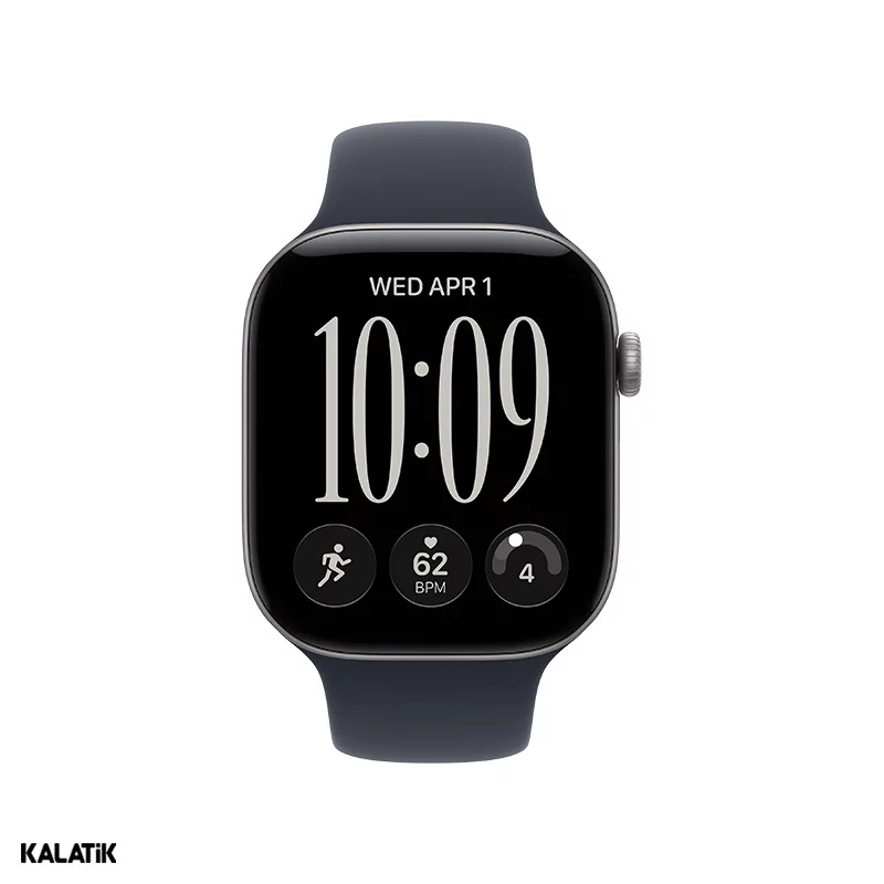 اپل واچ سری 12 مدل 46mm بدنه آلومینیوم با بند سیلیکونی